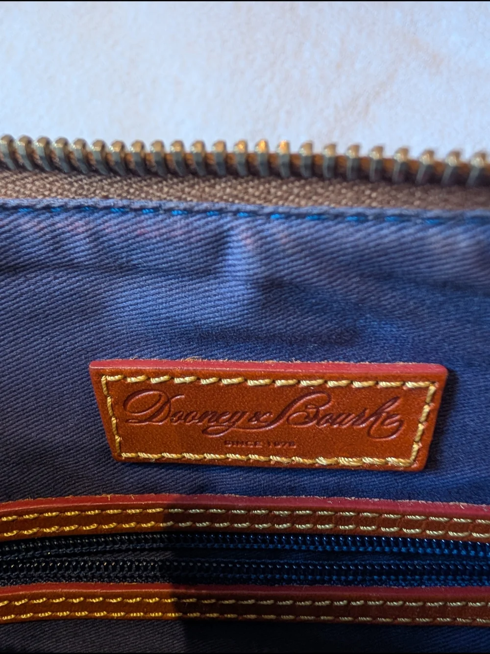 Dooney & Bourke MLB Miami Marlins Gameday Crossbody Bag Black Leather Trim